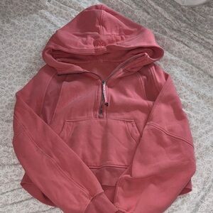 lululemon athletica Pink Half-Zip Hoodie